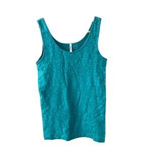 Skinnytees Missy Textured Seamless Tanktop - Teal